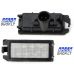 Jeep Grand Cherokee Fiat 500 LED numerių apšvietimas